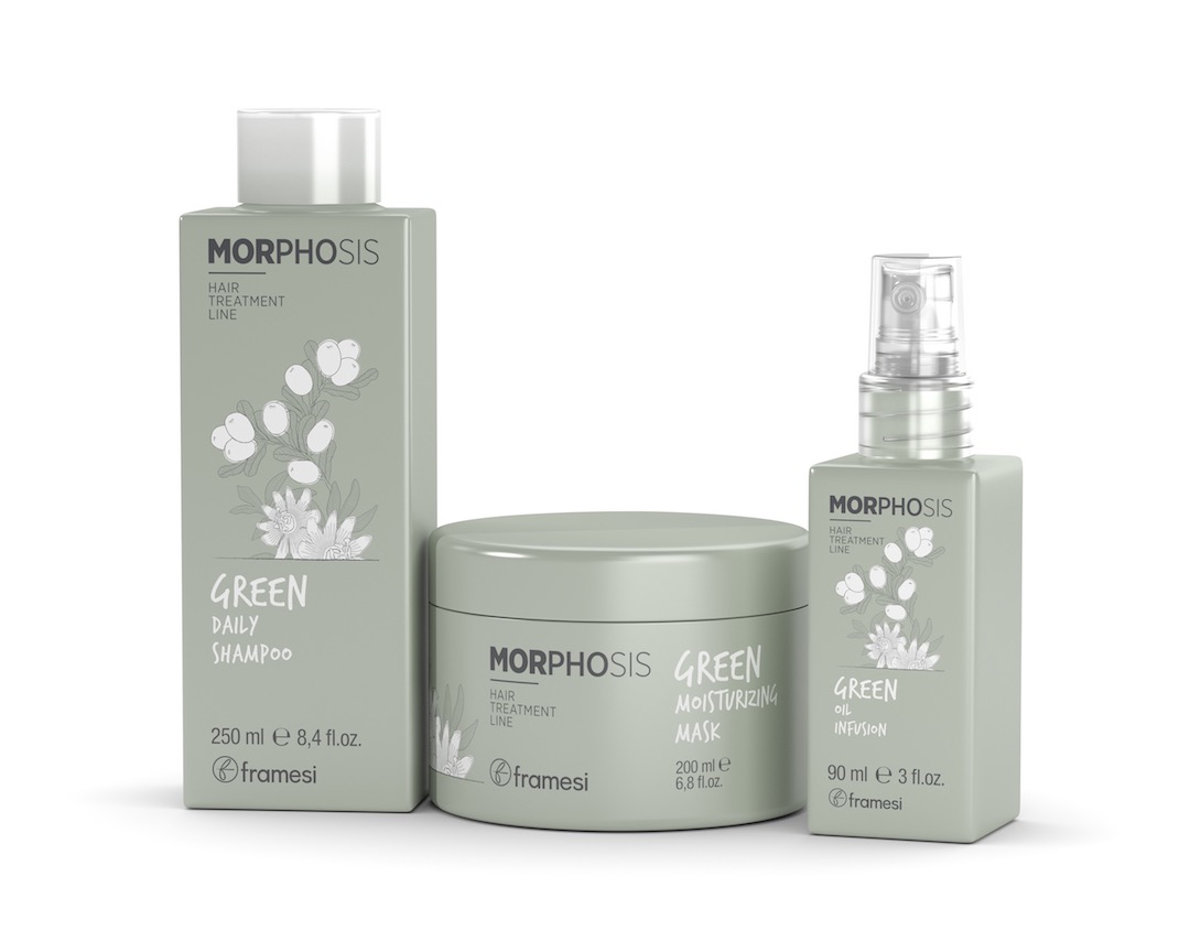 Шампунь, маска и масло для волос Morphosis Green, Framesi